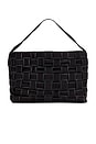 view 1 of 4 BOLSA TRANÇADA GRANDE BORDER in Black