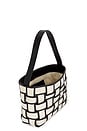 view 4 of 4 Border Woven Mini Tote in Canvas