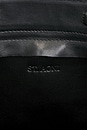 view 5 of 6 Woven Slim Bateau Tote in Black
