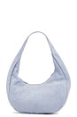 view 1 of 4 Oval Mini Bag in Stone Blue