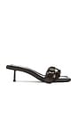 view 1 of 5 Paillette Kitten Heel in Patent Fudge