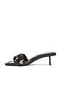 view 5 of 5 Paillette Kitten Heel in Patent Fudge