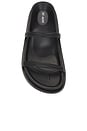 view 4 of 5 Fine Double Strap Slide in Black