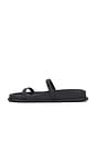 view 5 of 5 Fine Double Strap Slide in Black