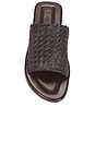 view 4 of 5 SANDÁLIA SLIDE MINIMAL CHOCOLATE WOVEN in Chocolate