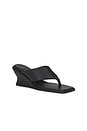 view 2 of 5 Soft Thong Contour Wedge in Black