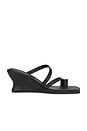 view 1 of 5 Soft Strap Contour Wedge in Black