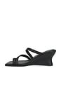 view 5 of 5 Soft Strap Contour Wedge in Black