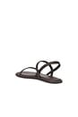 view 3 of 5 Fine Strap Sandal in Chocolate