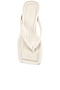 view 4 of 5 Thong Detail Heel in Off White
