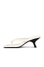 view 5 of 5 Thong Detail Heel in Off White