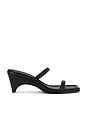 view 1 of 5 Double Strap Arc Wedge in Black