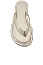 view 4 of 5 NU-PIED THONG DETAIL in Soft Gold