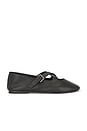 view 1 of 5 ZAPATO PLANO BALLERINA  in Black