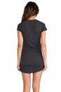 view 4 of 5 Rayon Jersey V Neck with Shirring Dress in Black
