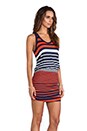 view 3 of 6 Vida Victory Tank Dress in Victory Red