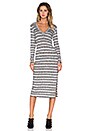 view 1 of 3 Mica Stripe Voyage Dress in Black