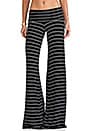 view 1 of 3 Moby Carol Stripe Pant in Black/White in Black & White