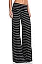 view 2 of 3 Moby Carol Stripe Pant in Black/White in Black & White