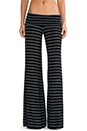 view 1 of 7 Carol Moby Stripe Pant in Black & Icee