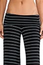 view 4 of 7 Carol Moby Stripe Pant in Black & Icee