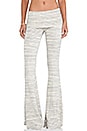 view 1 of 3 PANTALON FLARE ASHBY in Cream Stripe