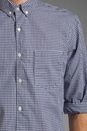 view 6 of 7 Single Needle Shirt in Navy Textured