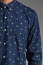view 6 of 7 Single Needle Shirt in Floral Indigo