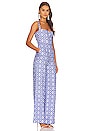 view 2 of 3 Rachel Jumpsuit in Delphiniums