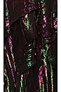 view 4 of 4 Alya Dress in Black Rainbow