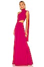 view 3 of 5 Honey Gown in Hot Magenta