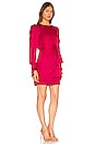 view 2 of 3 Debbie Dress in Cherry