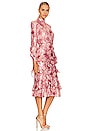 view 2 of 5 Isa Ruffle Dress in Rose Check