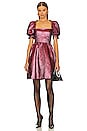 view 1 of 4 Rachel-D Mini Dress in Metallic Pink