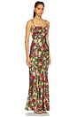 view 2 of 4 Renee Long Dress in Lantana Noir