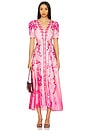 view 1 of 3 Lea Long Dress in Ombre Serramento in Floral Serramento