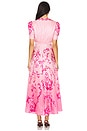 view 3 of 3 Lea Long Dress in Ombre Serramento in Floral Serramento