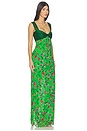 view 2 of 3 Chani Long Dress in Saffier Apple & Verdian