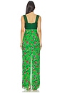 view 3 of 3 Chani Long Dress in Saffier Apple & Verdian