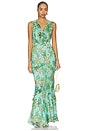 view 1 of 3 Rita Dress in Fiori Mint