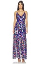 view 1 of 4 Ani Long Dress in Saffier Azure