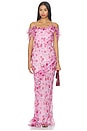 view 1 of 3 Nina Dress in Windflower Rose