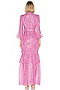 view 3 of 4 Marissa Long Gown in Candy Pink Metallic