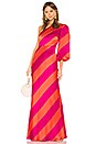 view 1 of 3 Lily Gown in Giant Stripe