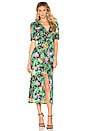 view 1 of 3 VESTIDO MIDI EDEN in Emerald Kingcup
