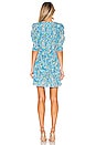 view 3 of 3 Colette Mini Dress in Turquoise Wildflower