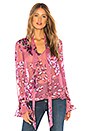 view 2 of 5 Lauren Top in Pink Insignia