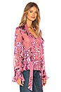 view 3 of 5 Lauren Top in Pink Insignia