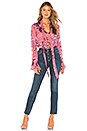 view 5 of 5 Lauren Top in Pink Insignia