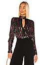 view 1 of 5 Tania Blouse in Black Rainbow